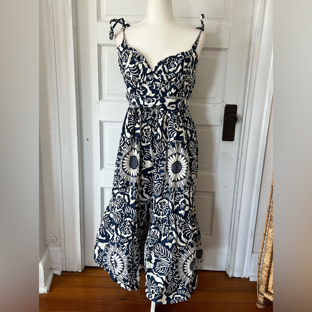 Forever That Girl | Flounced Flora Midi Dress